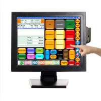 15inch lcd open frame industrial lcd monitor with resistive IR SAW PCAP Touchscreen display